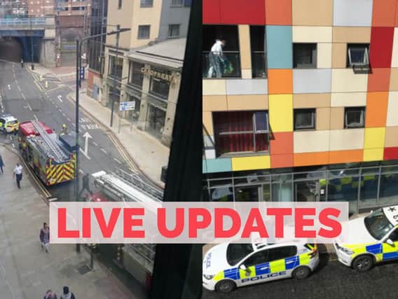 Live updates from two police incidents in Leeds city centre