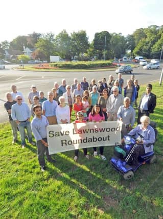 Residents angry at the proposals have launched a campaign to 'Save Lawnswood Roundabout'. Picture Tony Johnson.