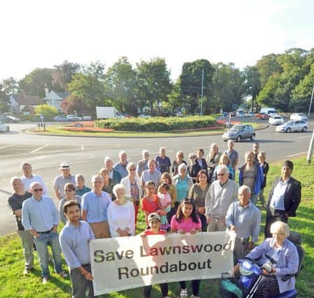Residents angry at the proposals have launched a campaign to 'Save Lawnswood Roundabout'. Picture Tony Johnson.