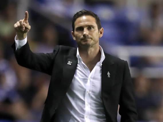RESPECTFUL: Derby County boss Frank Lampard.