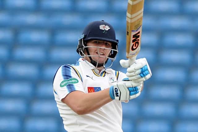 On the move: Alex Lees.