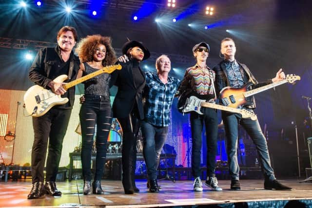 Simple Minds at Millennium Square in Leeds. Picture: Anthony Longstaff