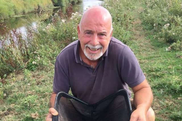Bobby Lee with his catch of 13 barbel from the the tidal Wharfe.