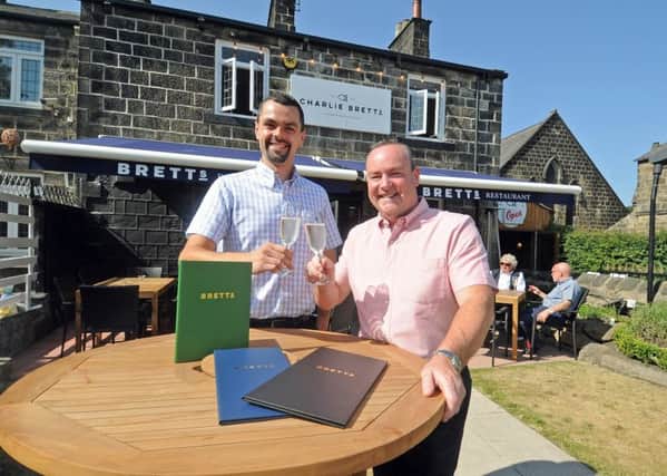 TOASTING THE FUTURE: Shaun Davies and Dave Ridealgh have taken 
on the Leeds institution Bretts.