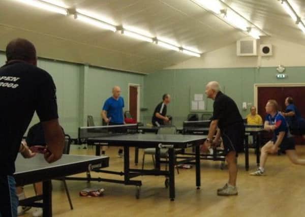 Leeds Judean Table Tennis Club members in action. PIC: Courtesy LJTTC