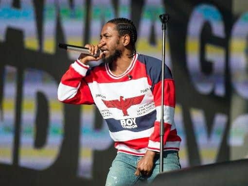 Rapper Kendrick Lamar is the final headliner to close out the weekend