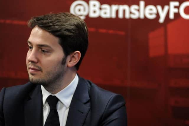 Gauthier Ganaye, Barnsley's chief executive.