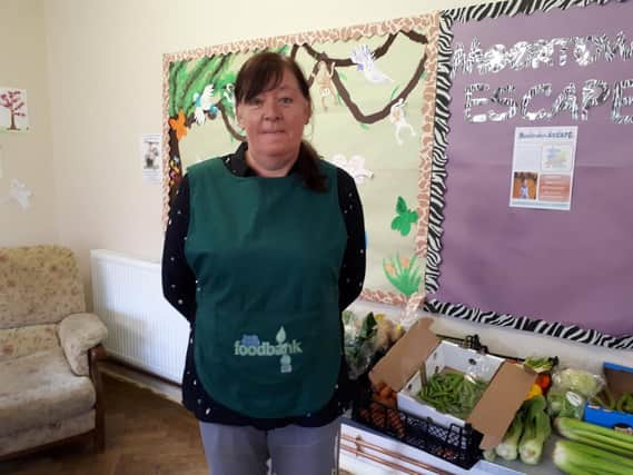 Tricia Ryder, food bank distribution centre manager at Moortown Methodist Church.