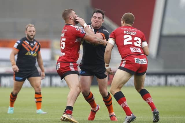 Castleford's Grant Millington is back in contention after injury for tonight's game against Warrington. PIC: Martin Rickett/PA Wire
