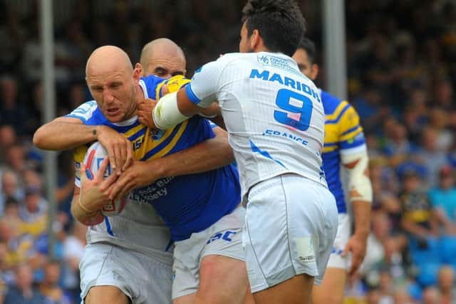 Carl Ablett in action against Toulouse.