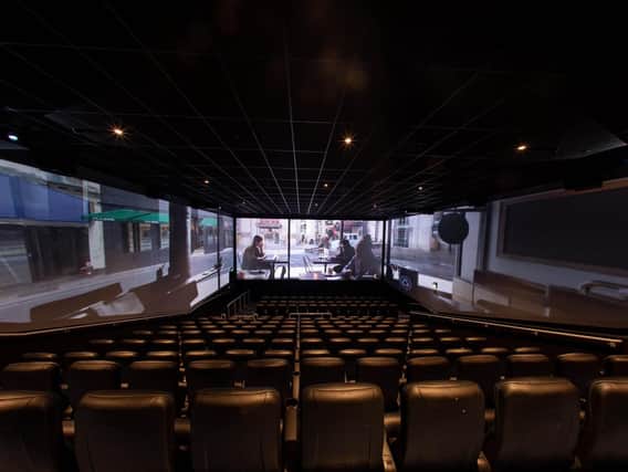 The immersive cinema experience at Cineworld's ScreenX auditorium