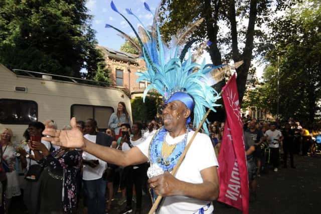 Carnival co-founder and chairman Arthur France gets ready to lead the 2017 parade.