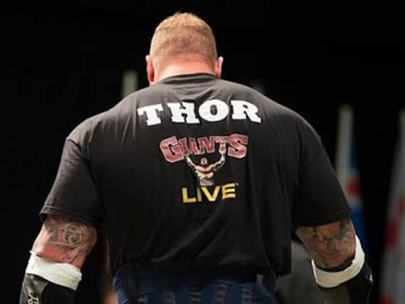 Thor, aka The Mountain in Game Of Thrones, is about to do battle in the UK for the first time since becoming 2018 World's Strongest Man