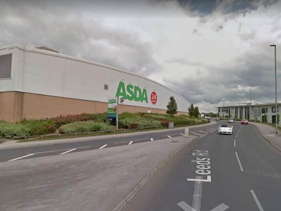Asda in Leeds, where the burglar WASN'T going