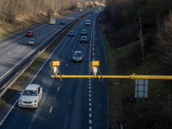 Average speed cameras are being hauled down on the A64