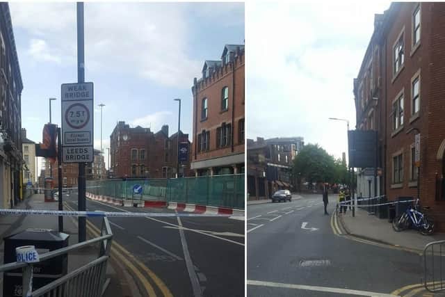 The stabbing in Leeds city centre. Photo: Dannii Seaton
