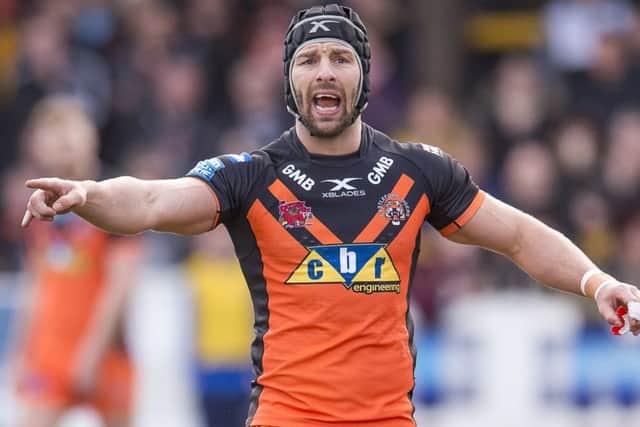 Tigers playmaker Luke Gale could make a return to action next month, but won't be rushed back. PIC: Allan McKenzie/SWpix.com