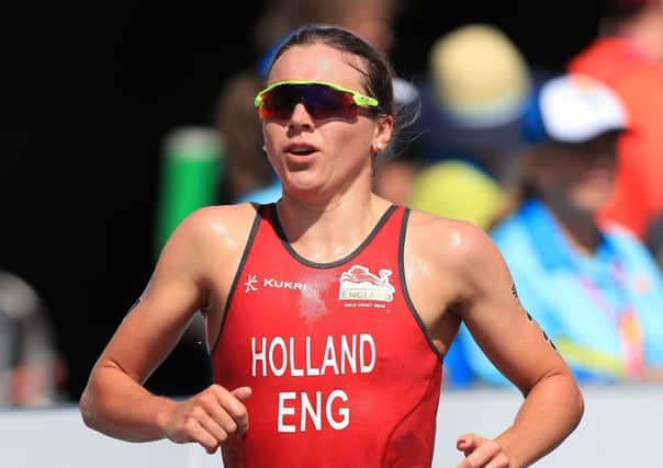 Triathlon star, Vicky Holland. PIC: Mike Egerton/PA Wire
