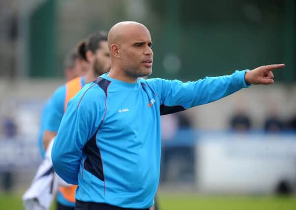 Guiseley joint-manager, Marcus Bignot. Picture: Steve Riding.