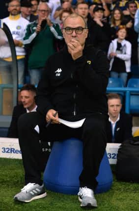 Thoughtful Leeds United head coach Marcelo Bielsa. PIC: Bruce Rollinson