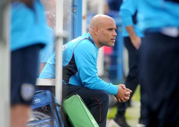 IMPRESSED: Guiseley joint-manager Marcus Bignot. Picture: Steve Riding.