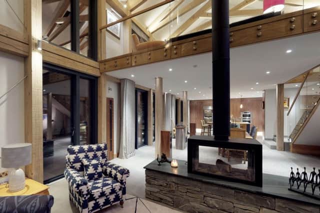 One of the rooms in the Lake District house