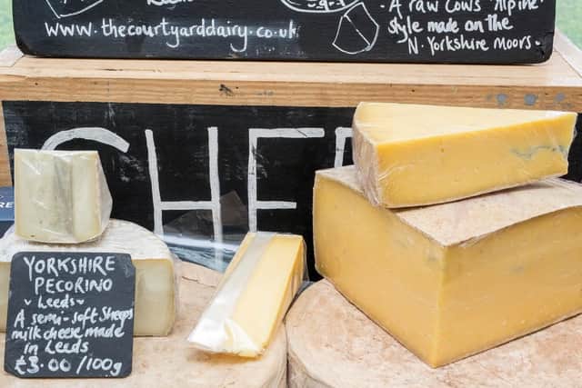 The cheese festival is a celebration of all the delicious local produce found across Yorkshire