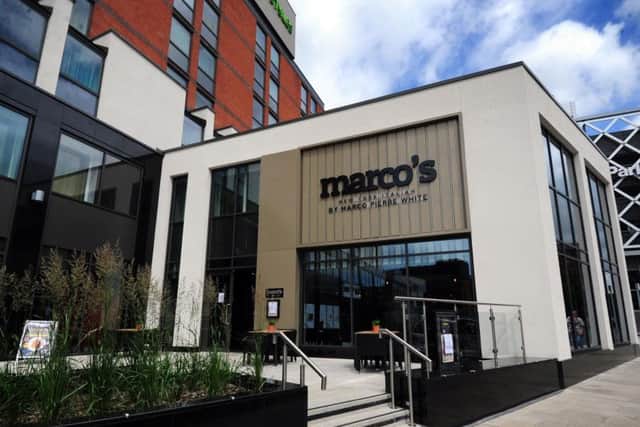Marco Pierre White, originally from Leeds, opened a Marcos New York Italian at The Merrion Centre in April last year