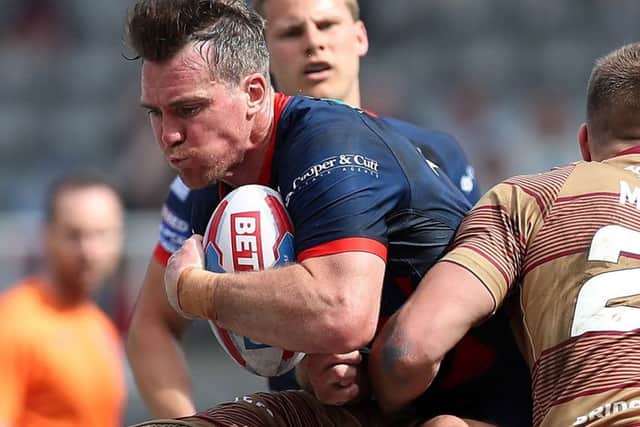 Wakefield Trinity forward Matty Ashurst is hoping to cause an upset against his hometown club. PIC: John Clifton/SWpix.com
