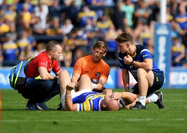 Carl Ablett was added to Leeds Rhinos' injury roster against Hull KR. PIC: James Hardisty