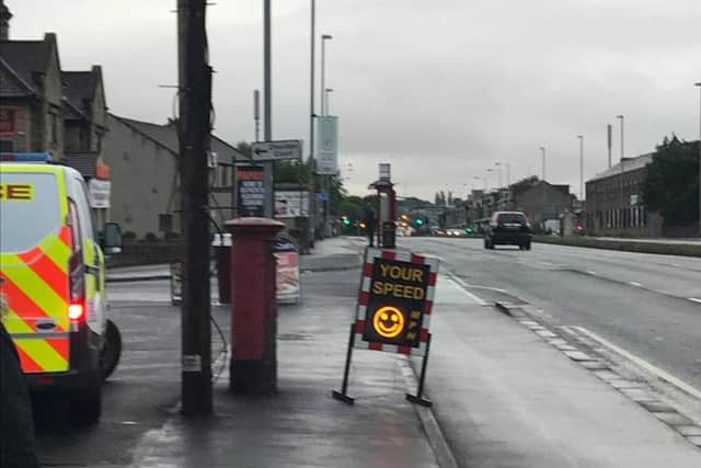 The speed limits were checked in this road. Photo: West Yorkshire Police
