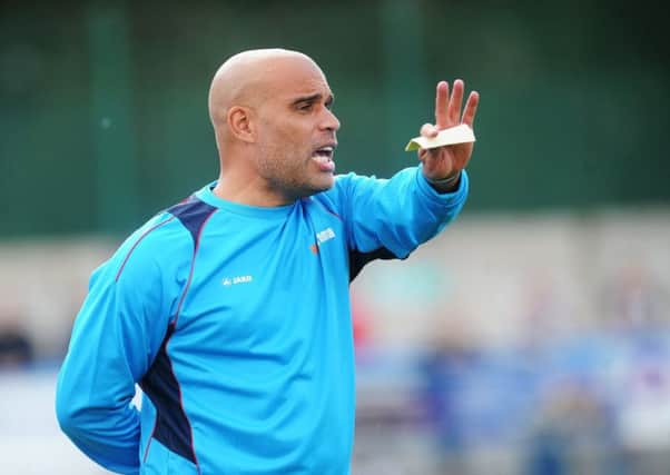 Joint Guiseley manager, Marcus Bignot. PIC: Steve Riding