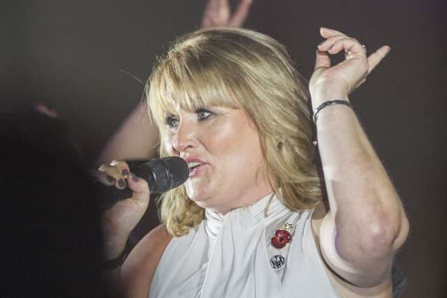 Jo Heselden-Edwards performs her single Hidden Wounds to raise money for Help for Heroes