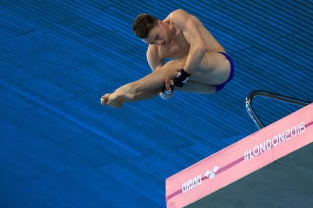 Matty Lee, in action at the European Aquatics Championships at the London Aquatics Centre  in 2016. Picture: Nigel French/PA