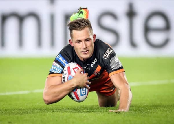 Castleford Tigers' Greg Eden was back to his try-scoring best at Hull. PIC: Danny Lawson/PA Wire