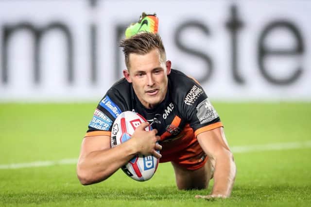 Castleford Tigers' Greg Eden was back to his try-scoring best at Hull. PIC: Danny Lawson/PA Wire