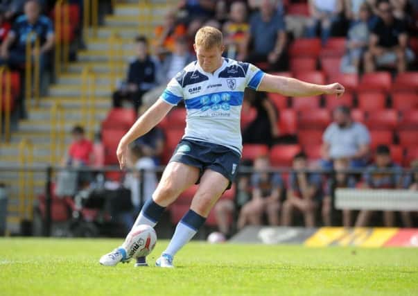 Ian Hardman, who kicked four goals and scored a try in the win at Sheffield.