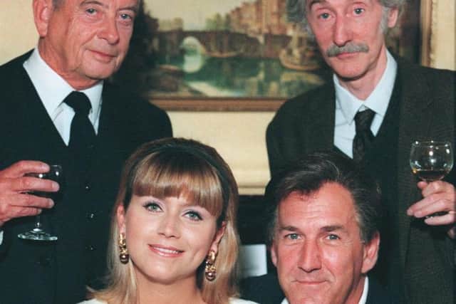 Heartbeat actor Peter Benson (top right), who played Bernie Scripps in the ITV series, has died aged 75, his agent has confirmed.