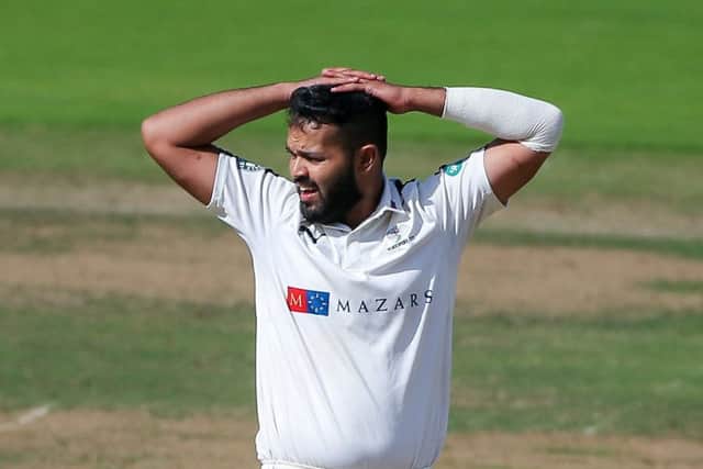 Yorkshire's Azeem Rafiq. Picture: Alex Whitehead/SWpix.com