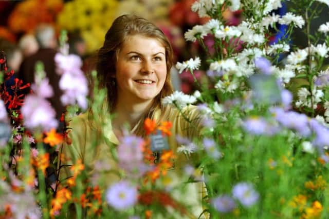 A Premier Award Winner at last year's Harrogate Autumn Flower Show - Alice Fitton from Holden Cliough Nurseries, Forest of Bowland.