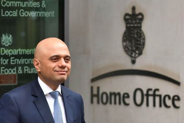 Home Secretary Sajid Javid
