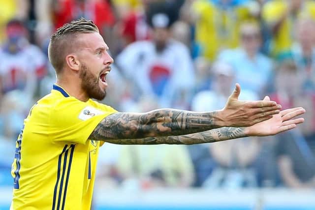 NOT IMPRESSED: Pontus Jansson.