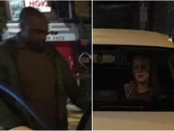 Detectives in Leeds want to identify these two people after an altercation at the car park of McDonald's in Cardigan Fields, Kirkstall.
