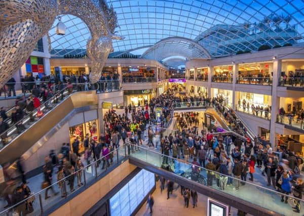 THRIVING: Trinity Leeds has boosted the citys retail offering since it opened in 2013.