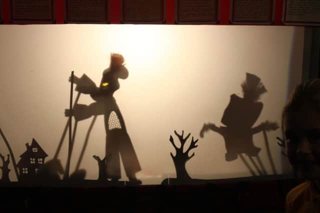 Chinese themed day at Ballacottier School.
Shadow puppet theatre.