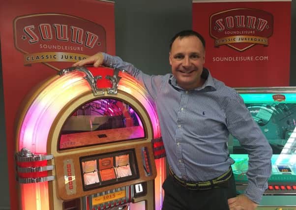 BUILDING SUCCESS: Chris Black heads a jukebox business which has been in Leeds for 40 years.