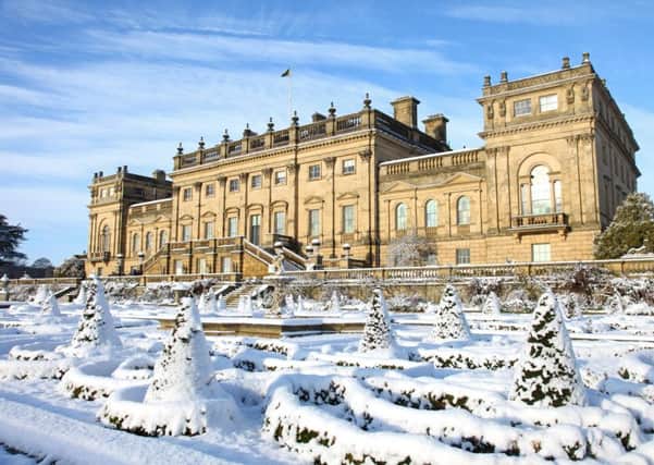 SETTING: Harewood House is staging a 1920s-themed Christmas experience for visitors.