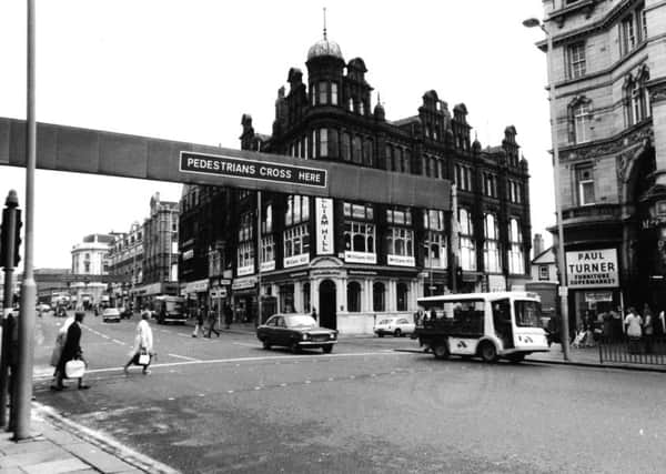 Leeds, 22nd September 1975.

The site in Vicar Lane, Leeds between Willis Ludlows store and the North door of the market which was to have been a multi-million pound development.
