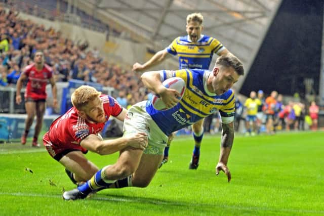 Tom Briscoe pockets his second try