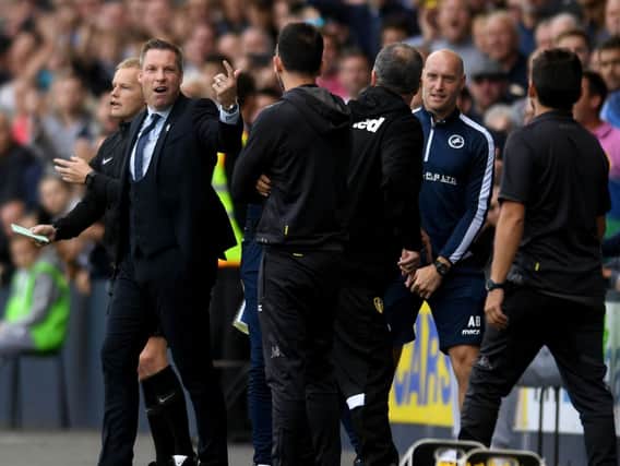 Marcelo Bielsa has taken the blame for a scuffle between Leeds United and Millwall's bench during the 1-1 draw on Saturday.
